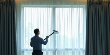 Commercial curtain steam cleaning service mitchell-park-vic hotels offices